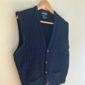 Vintage Esprit by Campus Blue Navy Vest